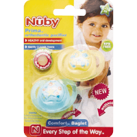 Prima Orthodontic Pacifier 6-18 Months (2pk)