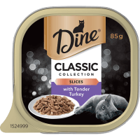 Classic Collection Slices with Tender Turkey Wet Cat Food (85g)