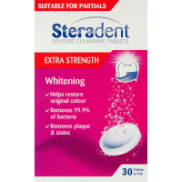 Extra Strength Whitening Denture Cleansing Tablets (30pk)