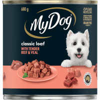 Classic Loaf With Tender Beef & Veal Wet Dog Food (680g)