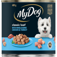 Classic Loaf With Wholesome Chicken & Turkey Wet Dog Food (680g)