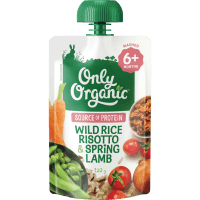 Wild Rice Risotto & Spring Lamb 6+ Months (120g)