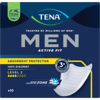 Men Active Fit Level 2 Absorbent Protector Pads (10pk)