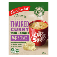 Thai Red Curry With Noodles Cup a Soup (2 x 30g)