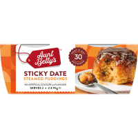 Sticky Date Steamed Puddings (2 x 95g)