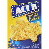 Butter Flavour Microwave Popcorn (3pk)