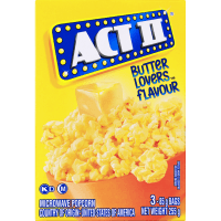 Butter Lovers Flavour Microwave Popcorn (3pk)