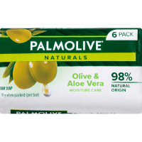 Moisture Care Aloe & Olive Extracts Soap (6 x 90g)