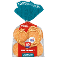Supersoft Sesame King Hamburger Buns (8pk)