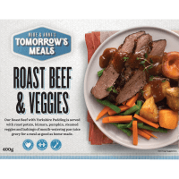 Roast Beef & Veggies Frozen Meal (400g)