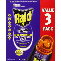 Exterminator Flea & Cockroach Bomb (3pk)