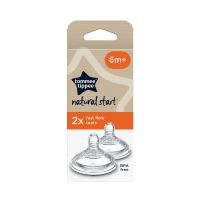 Natural Start Fast Flow Teats 6+ Months (2pk)