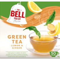 Lemon & Ginger Green Tea Bags (50pk)