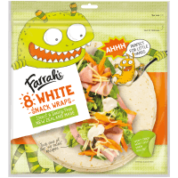 Kids White Snack Wraps (8pk)