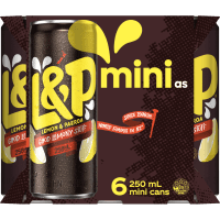 Soft Drink Cans (6 x 250ml)