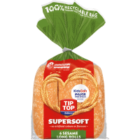 Supersoft Sesame Long Rolls (6pk)