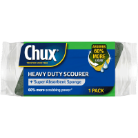 Heavy Duty Scourer + Super Absorbent Sponge (1pk)