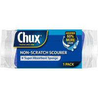 Non Scratch Scourer + Super Absorbent Sponge (1pk)