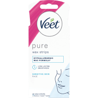 Pure Cold Wax Strips Face Hair Removal (20pk)