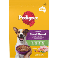 Small Breed Adult 1-7 Years With Tender Bites Real Chicken Dry Dog Food (2.5kg)