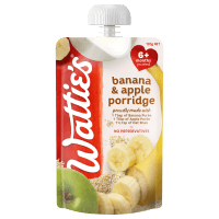 For Baby Banana & Apple Porridge 6+ Months Pureed (120g)