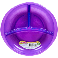 BPA Free Embossed Feeding Plate (ea)