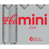 Soft Drink Cans (6 x 250ml)