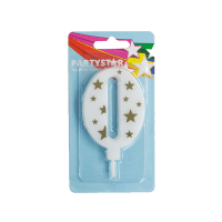 Party Star Number 0 Candle (1pk)