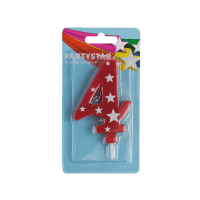 Number 4 Candle (1pk)