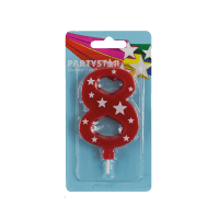 Number 8 Candle (1pk)