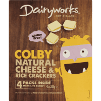Colby Natural Cheese & Rice Crackers (120g)