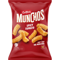 Munchos Spicy Tomato Cereal Snacks (100g)
