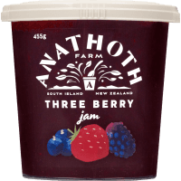 Three Berry Jam (455g)