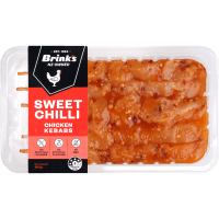 Sweet Sriracha Chilli Chicken Kebabs (5pk)