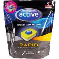 Rapid Lemon Dishwash Tablets (60pk)