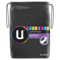 Ultrathins Overnight Regular With Wings (10pk)