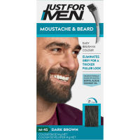 Moustache & Beard Dark Brown Black Brush In Colour Gel (1pk)