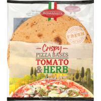 Tomato & Herb Crispy Pizza Bases (400g)