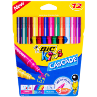 Kids Cascade Colouring Pens (12ea)