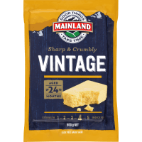 Sharp & Crumbly Vintage Cheddar Cheese (500g)