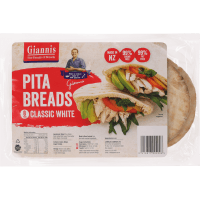 Classic White Pita Breads (8pk)