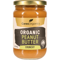 Organic Crunchy Peanut Butter (300g)