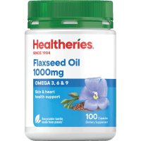 Flaxseed Oil 1000mg Capsules (100pk)