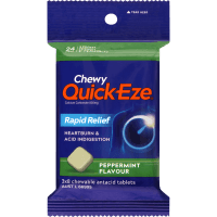 Peppermint Chewable Antacid Tablets (24pk)