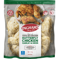 Garlic & Herb Butterfly Chicken (1.1kg)