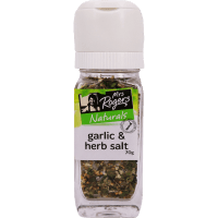 Naturals Garlic & Herb Salt Grinder Small (70g)