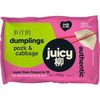 Authentic Pork & Cabbage Dumplings (450g)