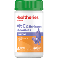 For Kids Vit C & Echinacea Chewables Citrus Flavour Chewable Tablets (60pk)