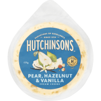 Pear Hazelnut & Vanilla Cream Cheese (125g)