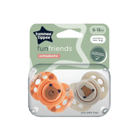 Closer To Nature Funs Style Soother 6-18 Months (2pk)
